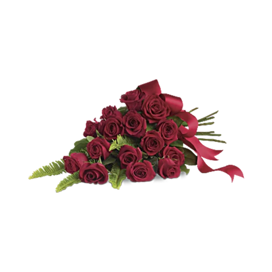 Rose Impression Casket Spray