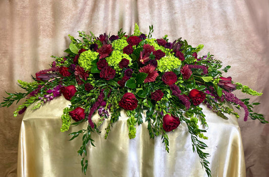 Under Quiet Skies Casket Spray